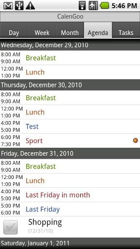 CalenGoo – Eine der besten Kalender-App für Android heute gratis im Amazon App-Shop