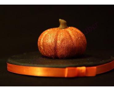 Halloween Glitzer Kürbis