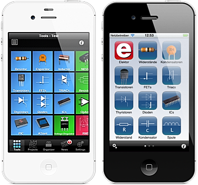 elektronik toolbox iphone ipad Praktisch: iPhone App für den Elektrobereich allgemein  iphone app iPhone 4 Apps iPhone elektronik elektro Apple iPhone 5 