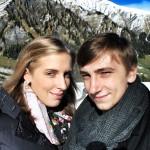 Waren in den Alpen unterwegs: Yola und Ivan