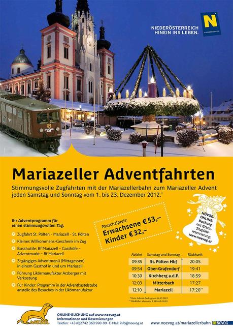 Mit der Mariazellerbahn zum Mariazeller Advent 2012