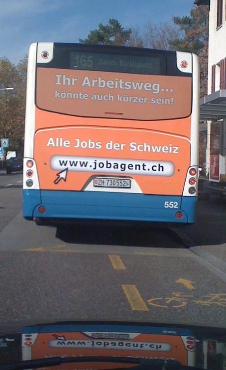 Out now: Jobagent-Bus in Zürich