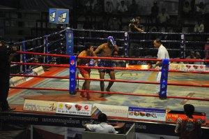 Thaiboxer und Khmerboxer