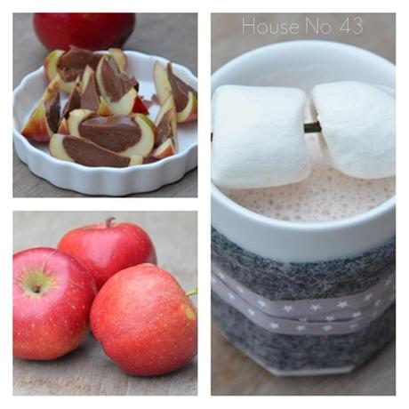 chocolate and apple / Schokolade und Apfel