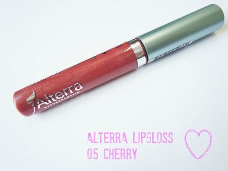 Alterra Lipgloss Cherry... mit Glitzer ;)