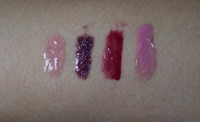 MAC Guilty Passions Lavish Rose Lip Gloss Set inkl. Swatches