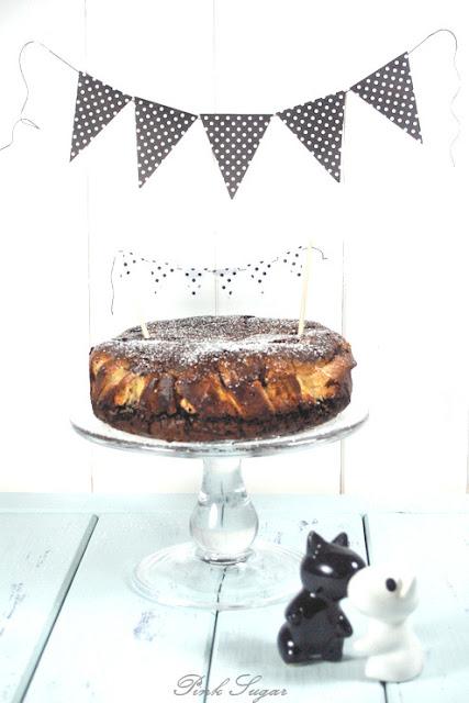 Black & White Swirl Cheesecake