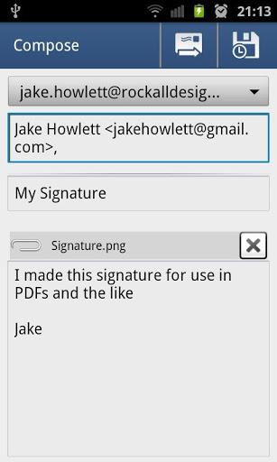 Signature Saver – Hol deine Unterschrift auf das Android Phone oder den PC