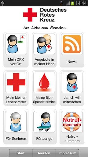 MeinDRK – Rotkreuz-App des DRK mit Angeboten, Informationen und Terminen