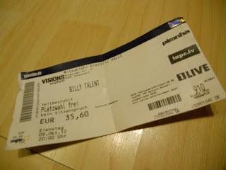 [Konzertbericht] Billy Talent (+ Anti-Flag) 09.10.12