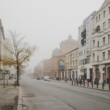 Berlin im Nebel.