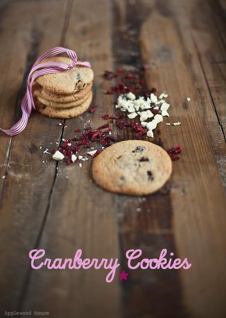 Cranberry Cookies weisse Schokolade backen baking christmas