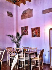 Das Cafe Azul in Real de Catorce