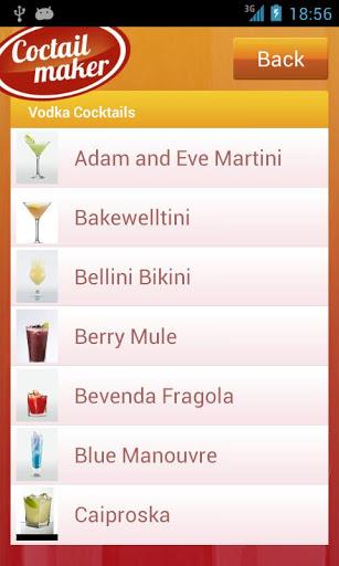 Cocktail Maker – Rezepte, Zutatenliste und Anleitungen für leckere Cocktails
