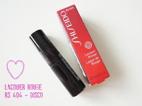 Shiseido Lacquer Rouge - Disco auf den Lippen