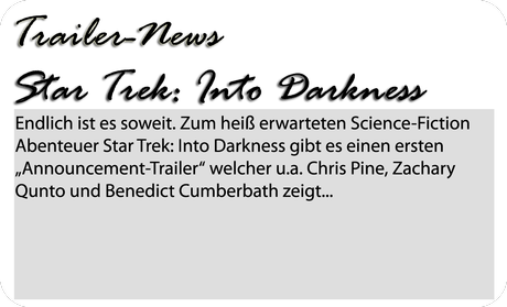 Erster Trailer zu Star Trek: Into Darkness