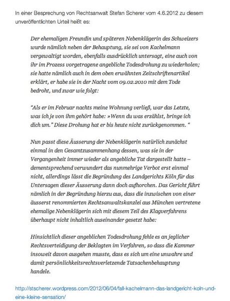 Warum es den Prozess Kachelmann niemals hätte geben dürfen oder “Auch weise Richter am Oberlandesgericht Karlsruhe konnten das Schlimmste nicht verhindern”