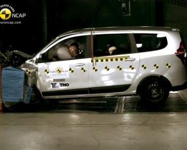 Dacia Lodgy bekam nur drei Sterne beim Euro-NCAP Crashtest