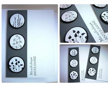 Trauerkarten mit dem Stempelset "Schattenbilder"