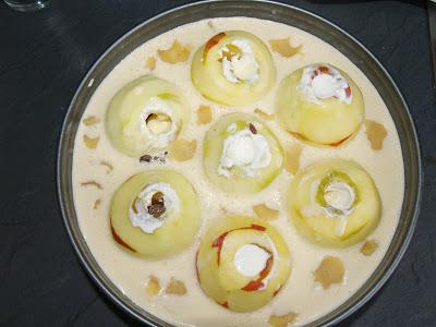 Winterliche Apfel- Vanille Torte