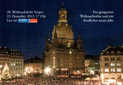 Weihnachten an der Frauenkirche Dresden 2012