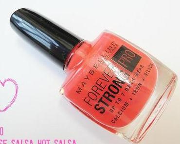Maybelline Forever Strong Pro - Rose Salsa Hot Salsa... Yeah...