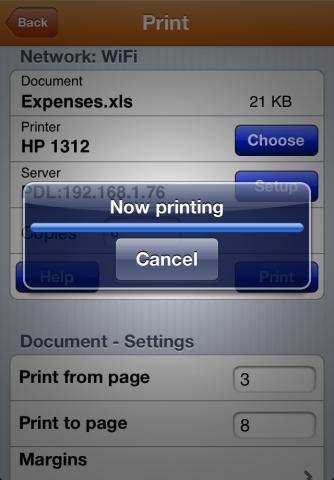 PrintCentral for iPhone/iPod Touch – Drucke deine Dokumente und Fotos auf beliebigen Druckern aus