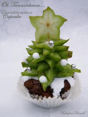 Christbäumchen Cupcake