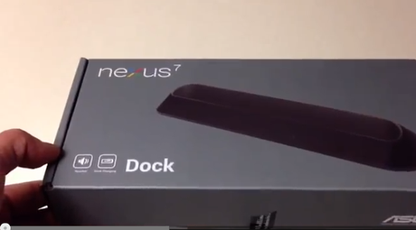 Nexus 7: Original Docking-Station im Video