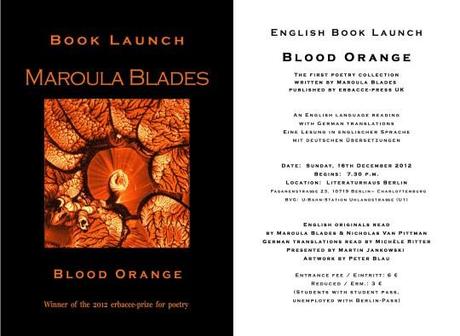 Maroula Blades - Book Launch - email flyer