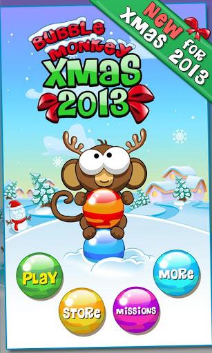 Bubble Monkey Xmas – Der Klassiker für Android im weihnachtlichen Gewand