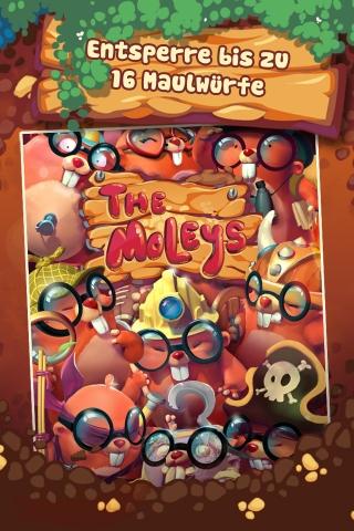 The Moleys – Spiele mit den Maulwürfen und ihren Fähigkeiten gegen deine Freunde
