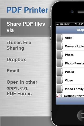 PDF Printer for iPhone – Führe Dokumente und Bilder aus verschiedenen Quellen zu einem PDF zusammen