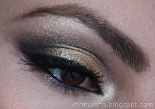 Nachgeschminkt: Gold Glitter Holiday Look