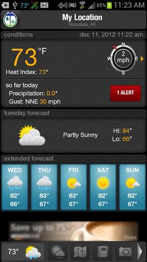 WeatherBug – Wetter-App mit Aktualisierung in Echtzeit
