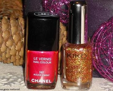 Chanel Rouge Carat meets Kiko Golden Flame [NotD]
