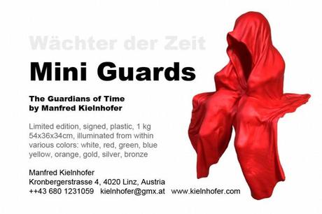 public contemporary light art design sculpture time guardians mini guards by manfred kielnhofer museum shop gallery store