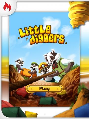 Little Diggers – Knifflige Match-4 Spiel für Rate-Dachse
