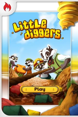 Little Diggers – Knifflige Match-4 Spiel für Rate-Dachse