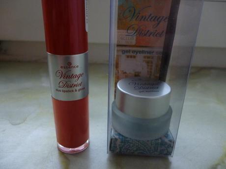 [Swatches:] essence vintage district geleyeliner & duo lipstick
