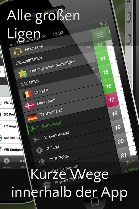 Großes Update: Fußball-App “iLiga” ist bereit für die Rückrunde