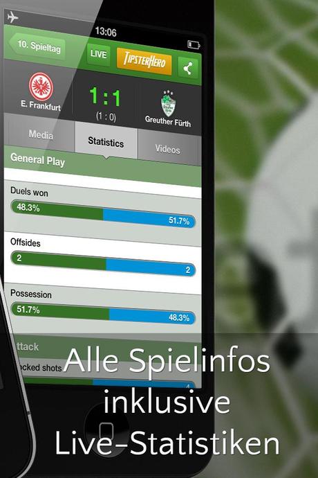 Großes Update: Fußball-App “iLiga” ist bereit für die Rückrunde