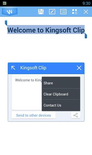 Kingsoft Clip (Office Tool) – Zwischenablage mit Verlauf und Synchronisation auf den PC