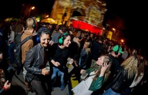 Silent Disco auf dem Street Art Festival