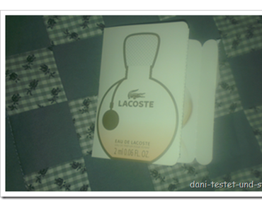 Der neue Duft von Lacoste