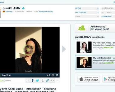 Do you KeeK ? Video messages on a new level