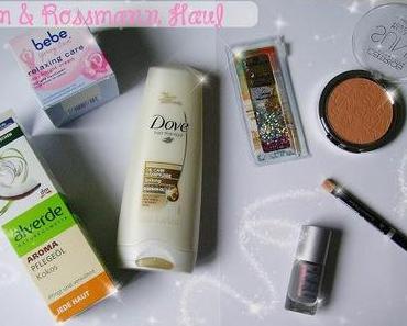 Dm & Rossmann Haul sowie Gewinnspiel-Werbung