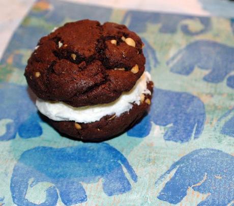 Peanut Butter Chocolate Whoopie Pies