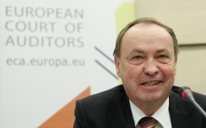 Harald Wögerbauer, Mitglied des europäischen Rechnungshofes auf der Pressekonferenz