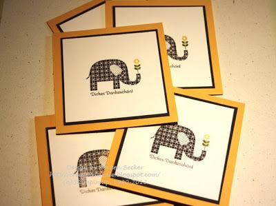 Elefantenrunde - Dankeskarten